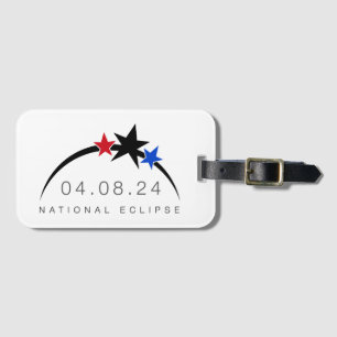 Bagagem Etiqueta Total de Bagagens de Eclipse Solar 2024