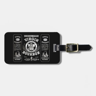 Bagagem Etiqueta velha de Bourbon