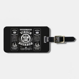 Bagagem Etiqueta velha de Bourbon