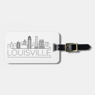 Bagagem Louisville, Kentucky Estilizou a Etiqueta de Bagag
