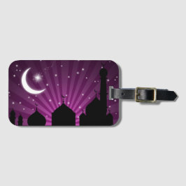Bagagem Mesquita Silhoule Purple Night - Etiqueta de Bagag