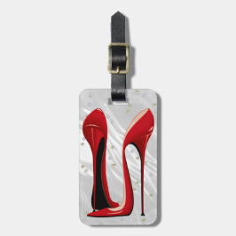 Bagagem Moda Stiletto — Etiqueta de Saco - Ver Trás