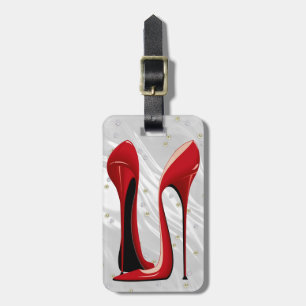 Bagagem Moda Stiletto — Etiqueta de Saco - Ver Trás