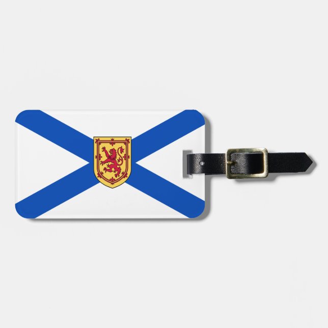 Bagagem Nova Scotia Mala personalizada com etiqueta de Via (Frente Horizontal)