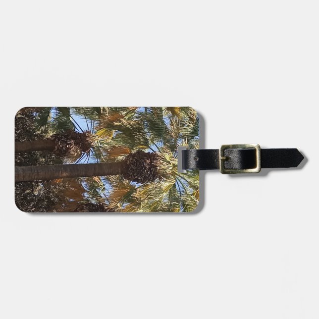 Bagagem Palmeiras da Etiqueta de Bagagens (Frente Horizontal)