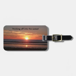 Bagagem Passeio fora na etiqueta do saco da mala de viagem