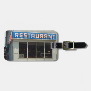 Bagagem Restaurante Manhattan - Nova Iorque, Etiqueta de B