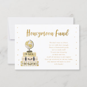 Bagagens + Cartão para o Fundo de lua de mel