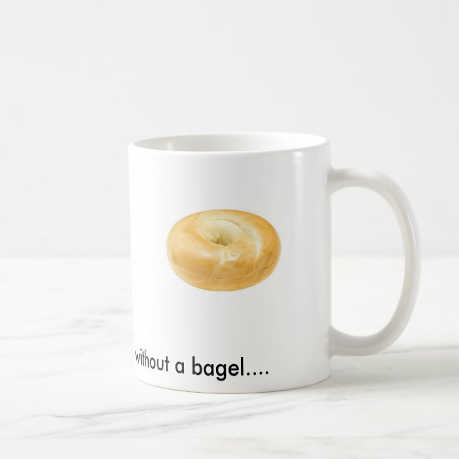 Bagel em uma caneca de café (Direita)