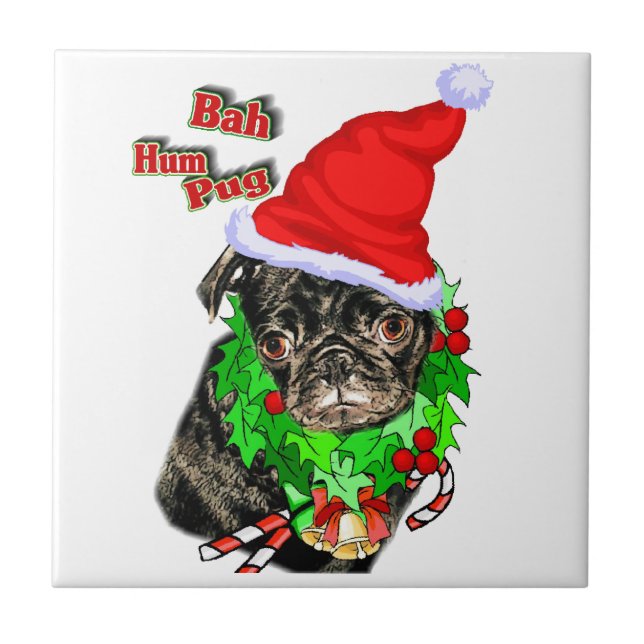 Bah Hum Pug Christmas (Frente)
