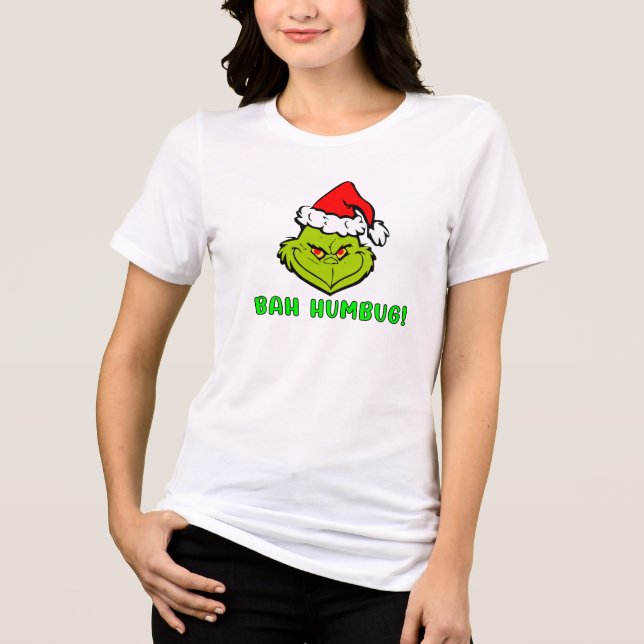 Bah Humbug Scrooge Desenho Animado de Natal Essenc (Frente)