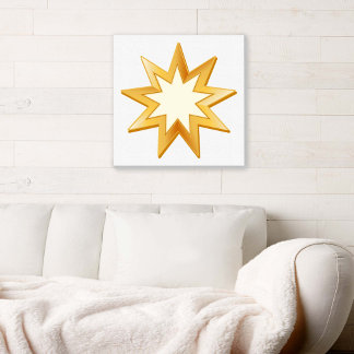 Baha'i Canvas Wall Art