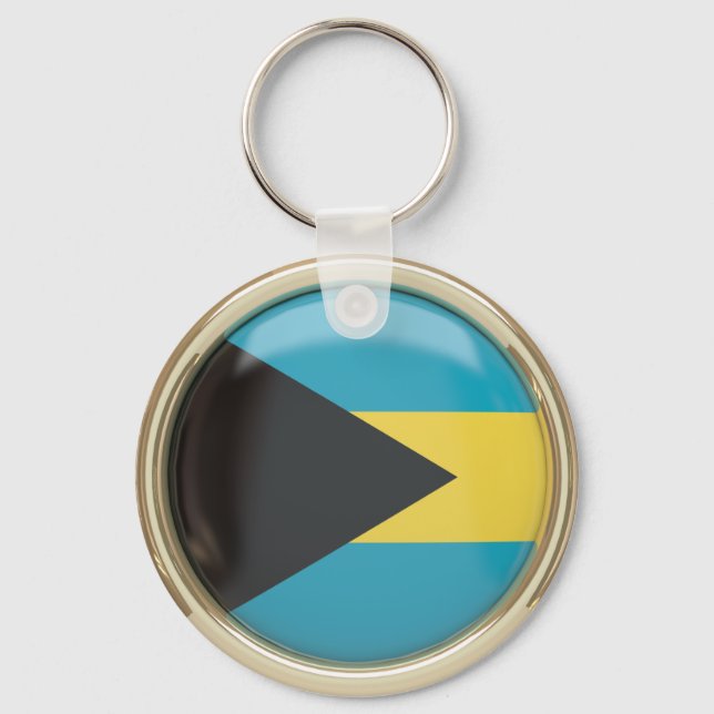 Bahamas Bandeira Chaveiro (Frente)