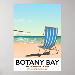 Baía de Botânica, poster de viagens Kent Broadsese