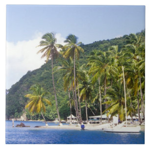 Baía de Marigot, Santa Lúcia, Caribe