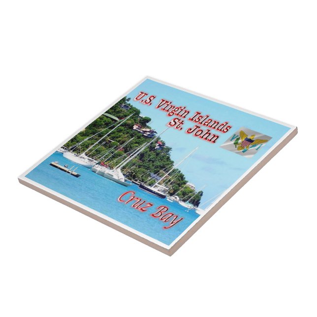 Baía do SANTO zVI009 JOHN Cruz, Ilhas Virgens, (Lateral)