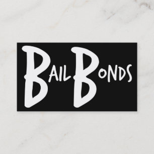 Bail Bonds Simple Cartão de visita