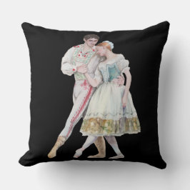 Bailarina de Aquarela Almofada Decorativa