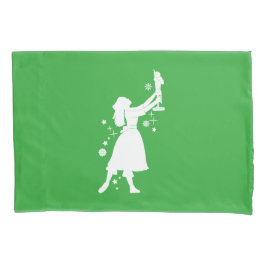 Bailarina e Nutcracker no Natal