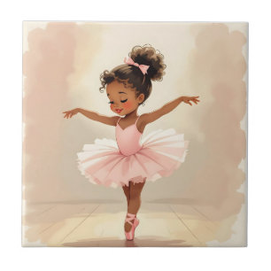 Bailarina Menina com Tutu Rosa