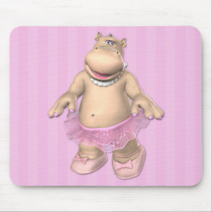 Bailarina Mousepad do hipopótamo