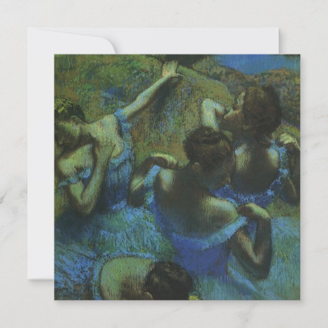 Bailarinas Azuis de Edgar Degas, Impressionismo An (Frente)