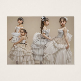 Bailarinas con trajes románticos