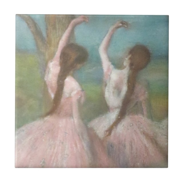 Bailarinas em Rosa Edgar Degas (Frente)