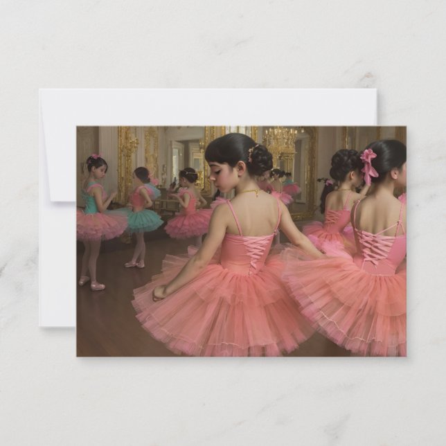 Bailarinas en una gran sala de estilo rocóco (Frente)