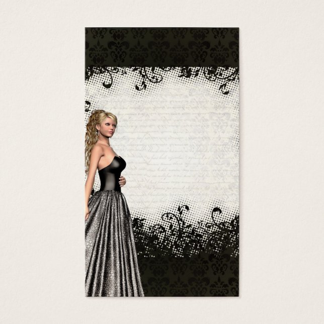 Baile de formatura de vestido preto (Frente)