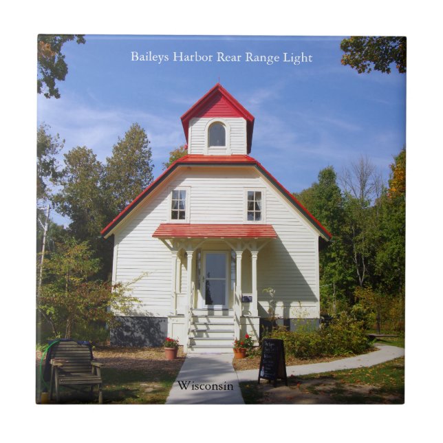 Baileys Harbor Rear Range Light tile (Frente)