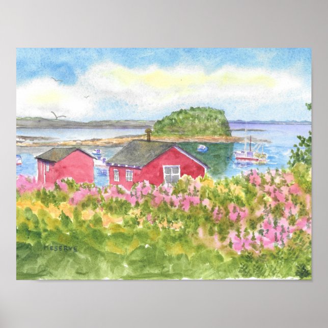 Bailey's Island Maine Poster (Frente)