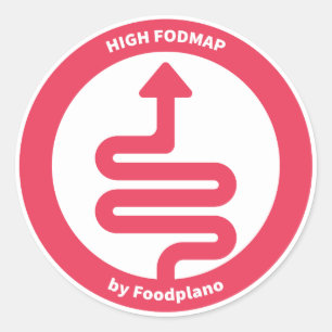 Baixa etiqueta da dieta de FODMAP para alimentos