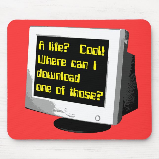 Baixar Mousepad de Computador Humor Uma Vida Diver (Frente)