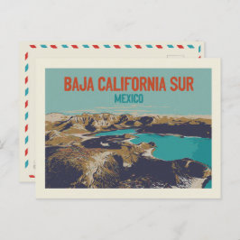 Baja California Sur lanscape, México Cartão postal