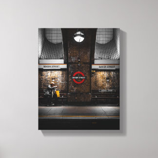 Baker Street Tube Station Canvas - Londres