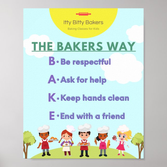 Baker's Way Poster (Frente)