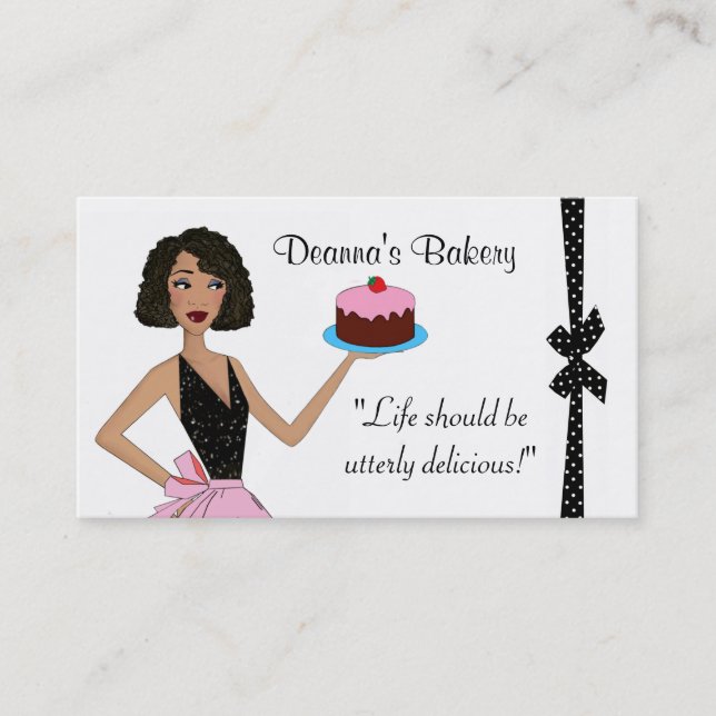 "Bakery" - Cartões de visitas de Diva (Frente)