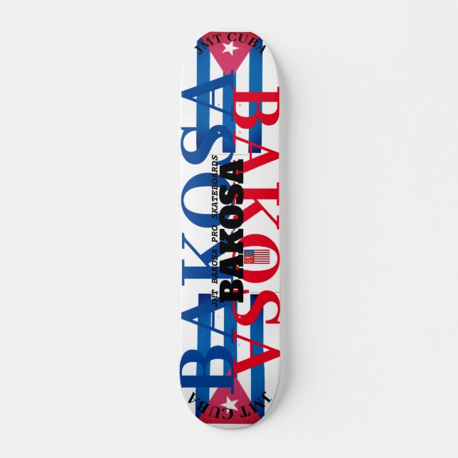 BAKOSA JMT CUBA 7, 3/4", skateboard Deck (Frente)