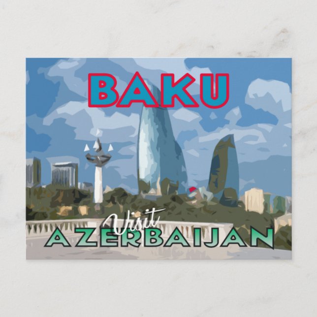 Baku, Visite o cartão postal do Azerbaijão (Frente)