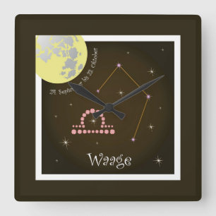 Balança 24. setembro até 23. outubro relógio