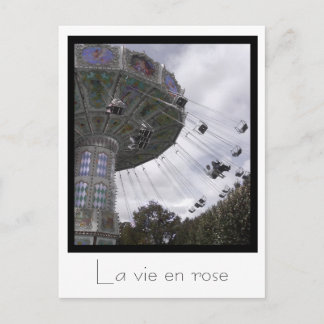 Balança de carrossel no cartão de posto de Paris