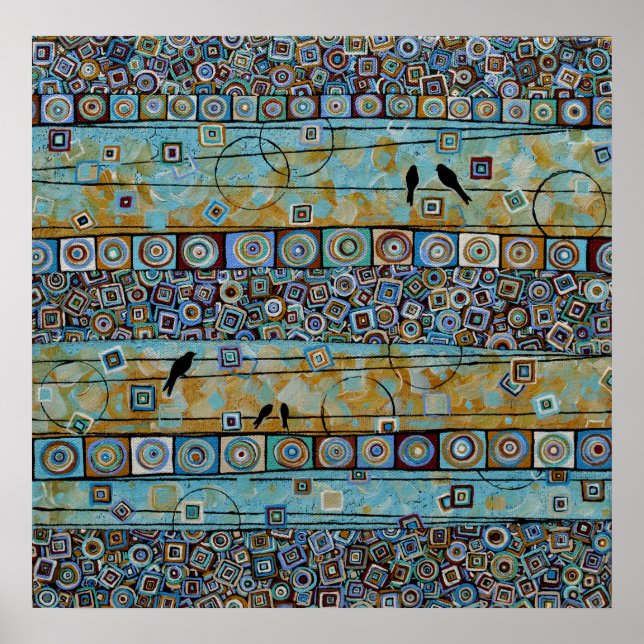 Balança de duas cidades - Pássaro em um Poster de  (Frente)