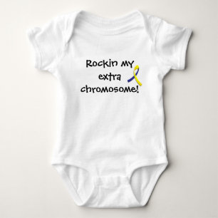 "Balançando camisa infantil do meu cromossoma