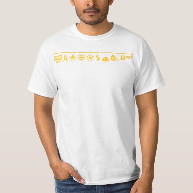 Balanceamento de branco de camisetas fotógrafos (Frente)
