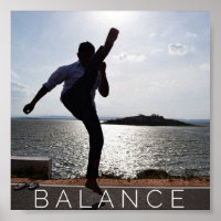 Balanço - Poster de Motivação de Artes Marciais