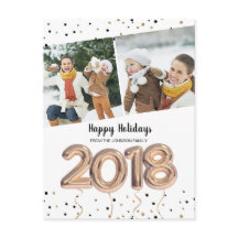 balão de 2018 | cartões postais | Ano Novo