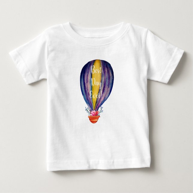 Balão de Ar Quente da Camisa legal de Verão (Frente)