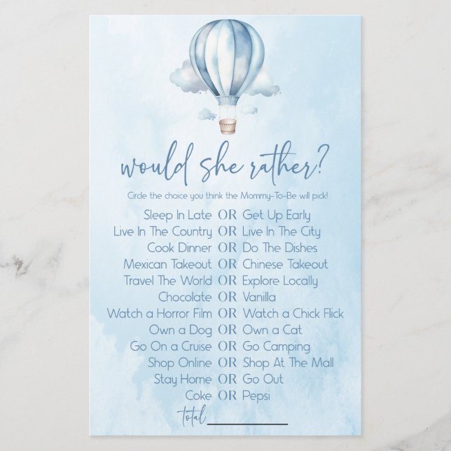 Balão de Ar Quente Ela Preferencialmente Jogo De C (Frente)