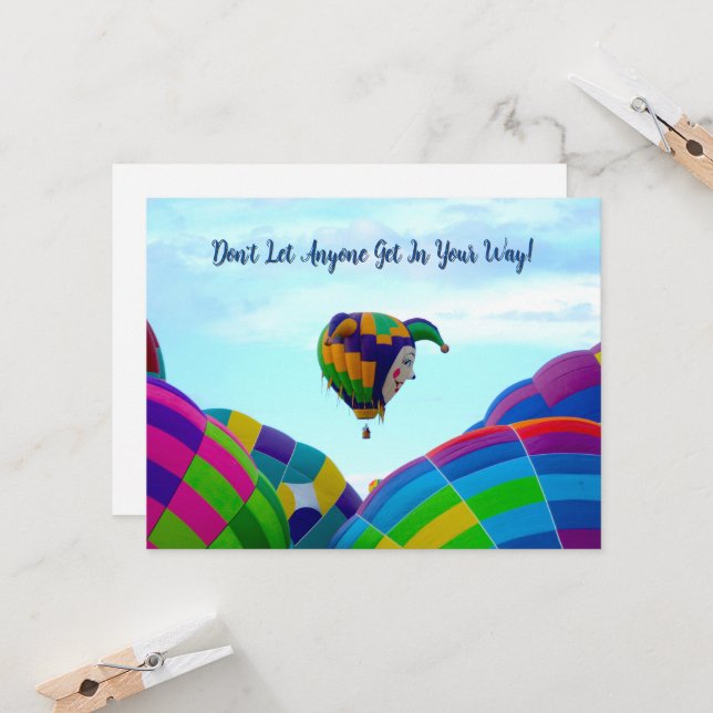 Balão de ar quente entre a lacuna (Frente/Verso In Situ)